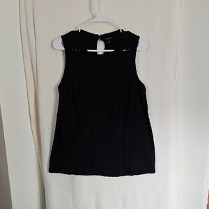 Elegant Black Sleeveless Top